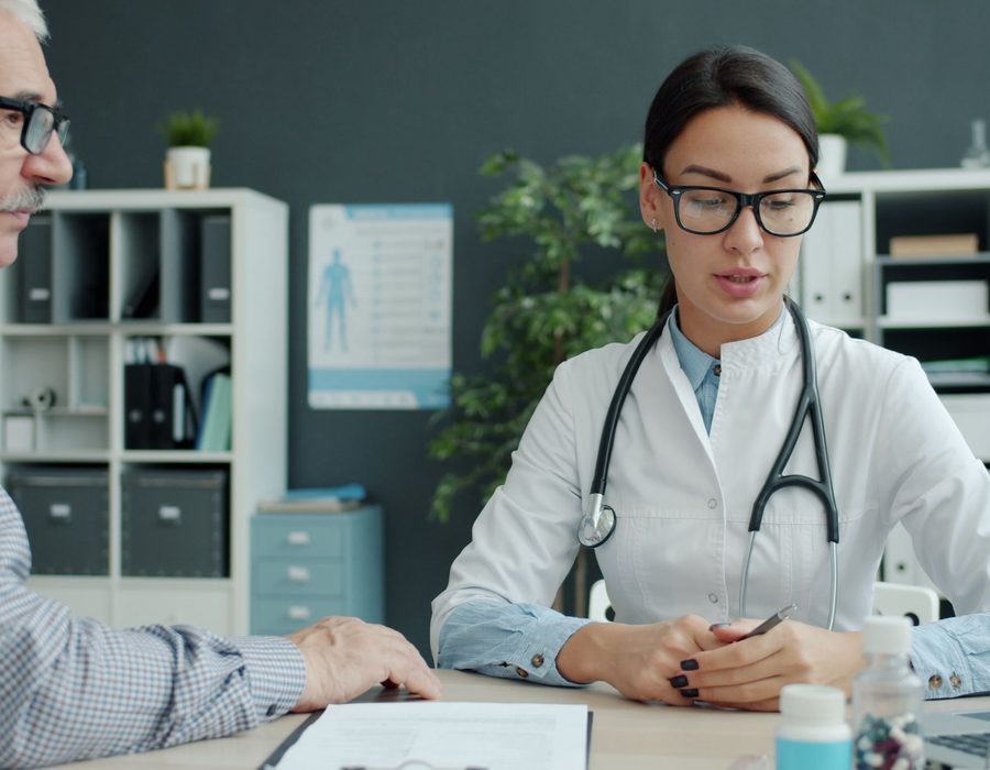 Gabinete onde decorrem os exames de medicina do trabalho